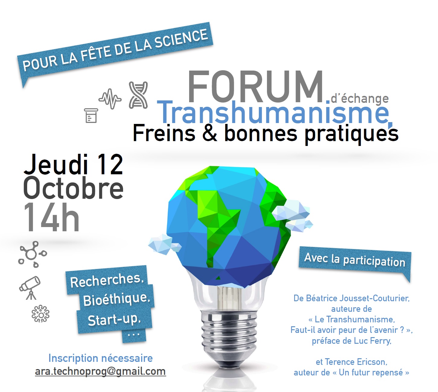 Liberté de s’exprimer supprimée pour Technoprog lors de la fête de la science