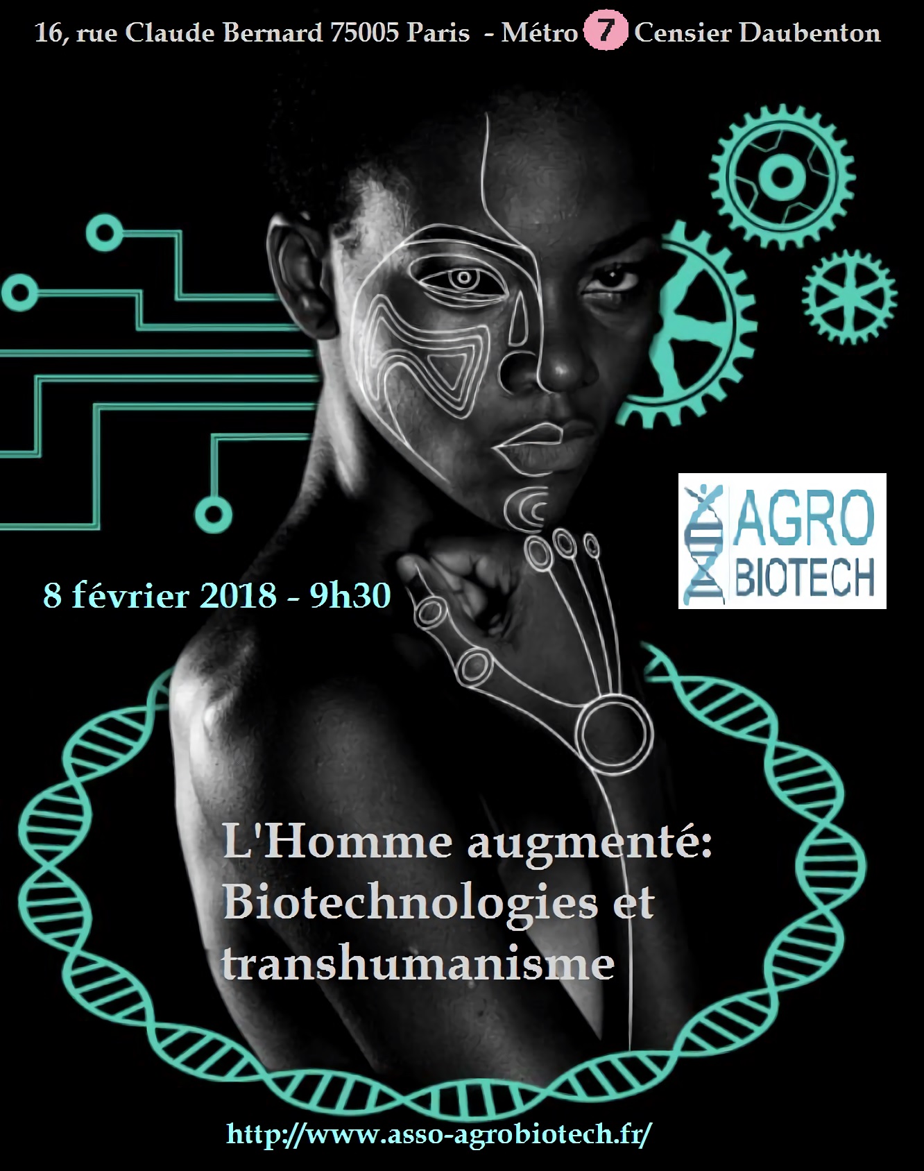 Nous interviendrons à la conférence « Biotechnologies et transhumanisme », le 8 février à Paris