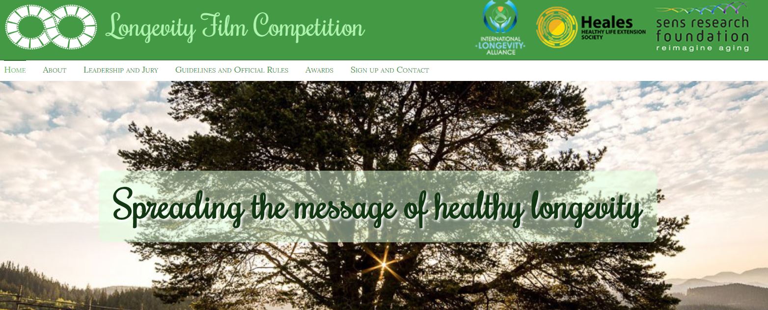 1er octobre, journée de la longévité. Les 3 gagnants du concours « court-métrage de promotion de la recherche en longévité » sont connus.