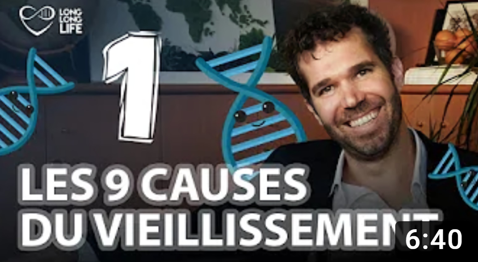 Les 9 causes biologiques du vieillissement en vidéo
