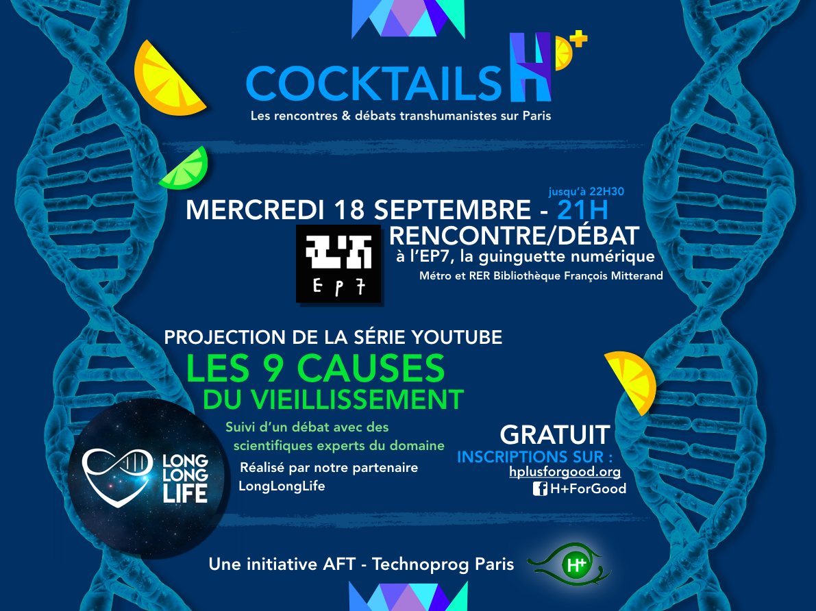 Projection de la série Youtube « Les 9 causes du vieillissement » – Mercredi 18 septembre, Paris