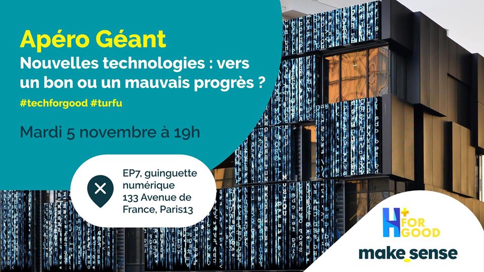 Cocktails H+ Paris : Apéro Géant du Turfu ! 5 novembre à l’EP7