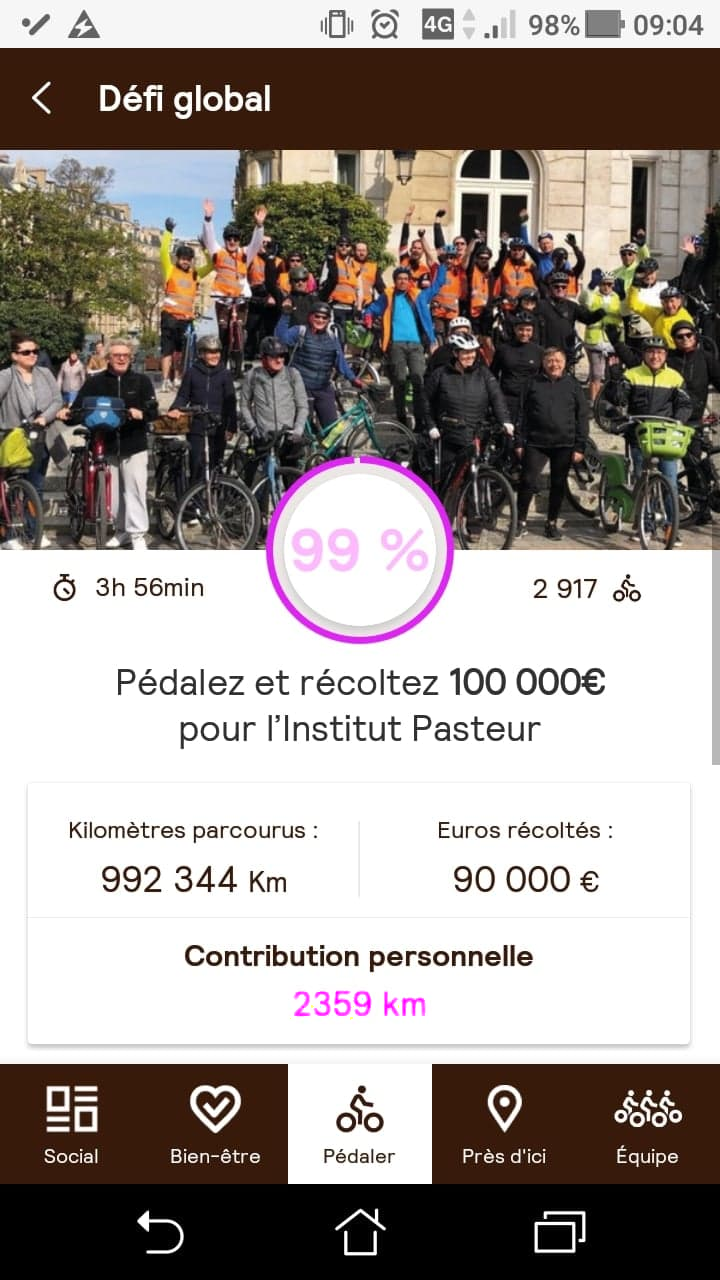 L’AFT Technoprog et le sport au service de l’Institut Pasteur de Paris