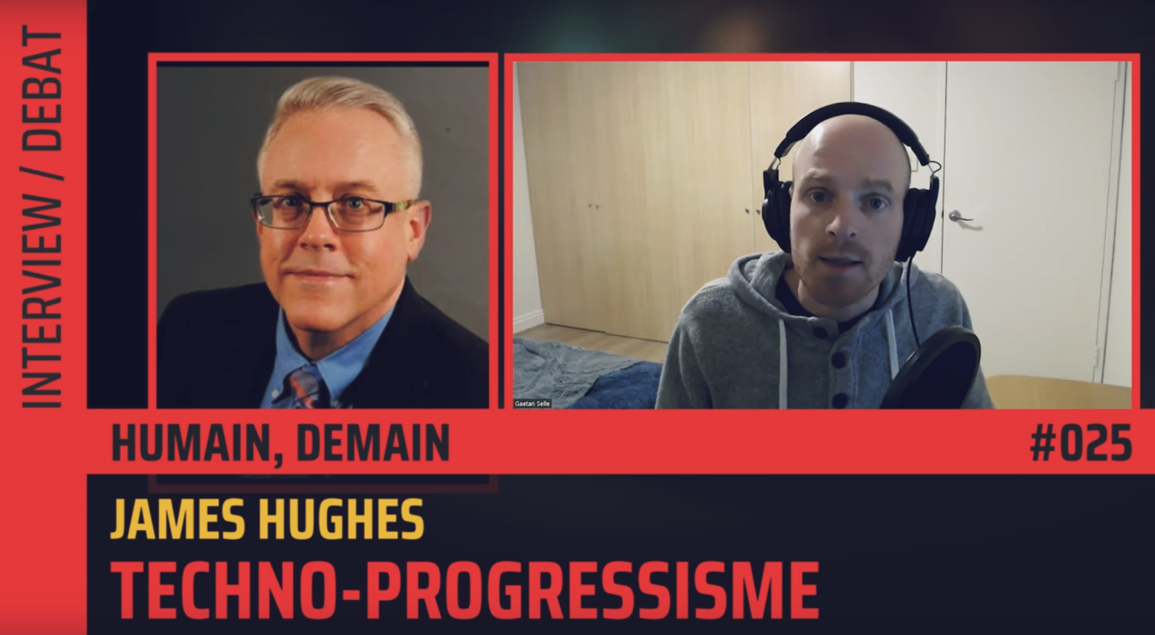 Technoprogressisme et politique transhumaniste –  PODCAST :   James Hughes, AFT ‖ THE FLARES